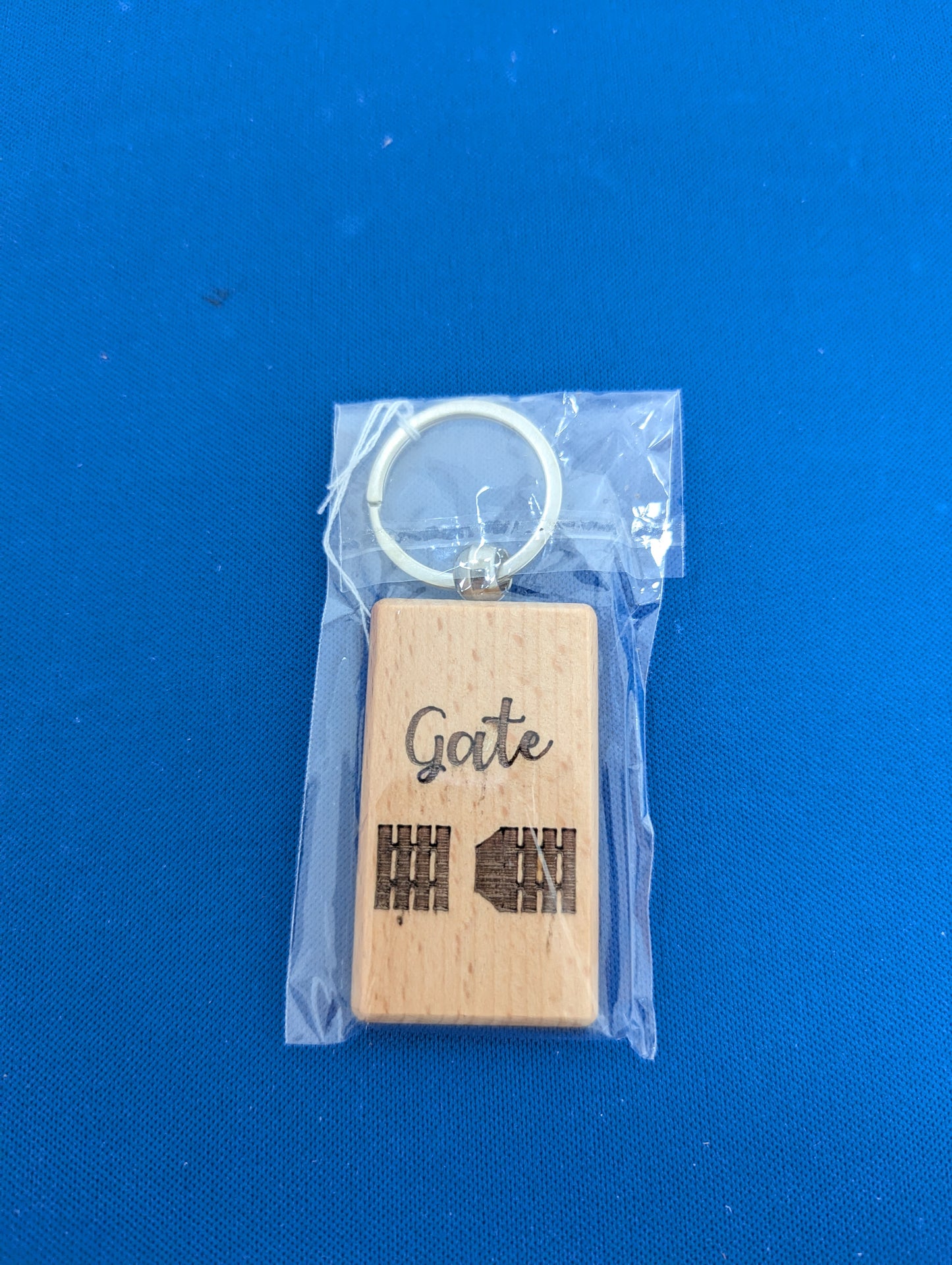 Wooden Custom Engraved Keyring
