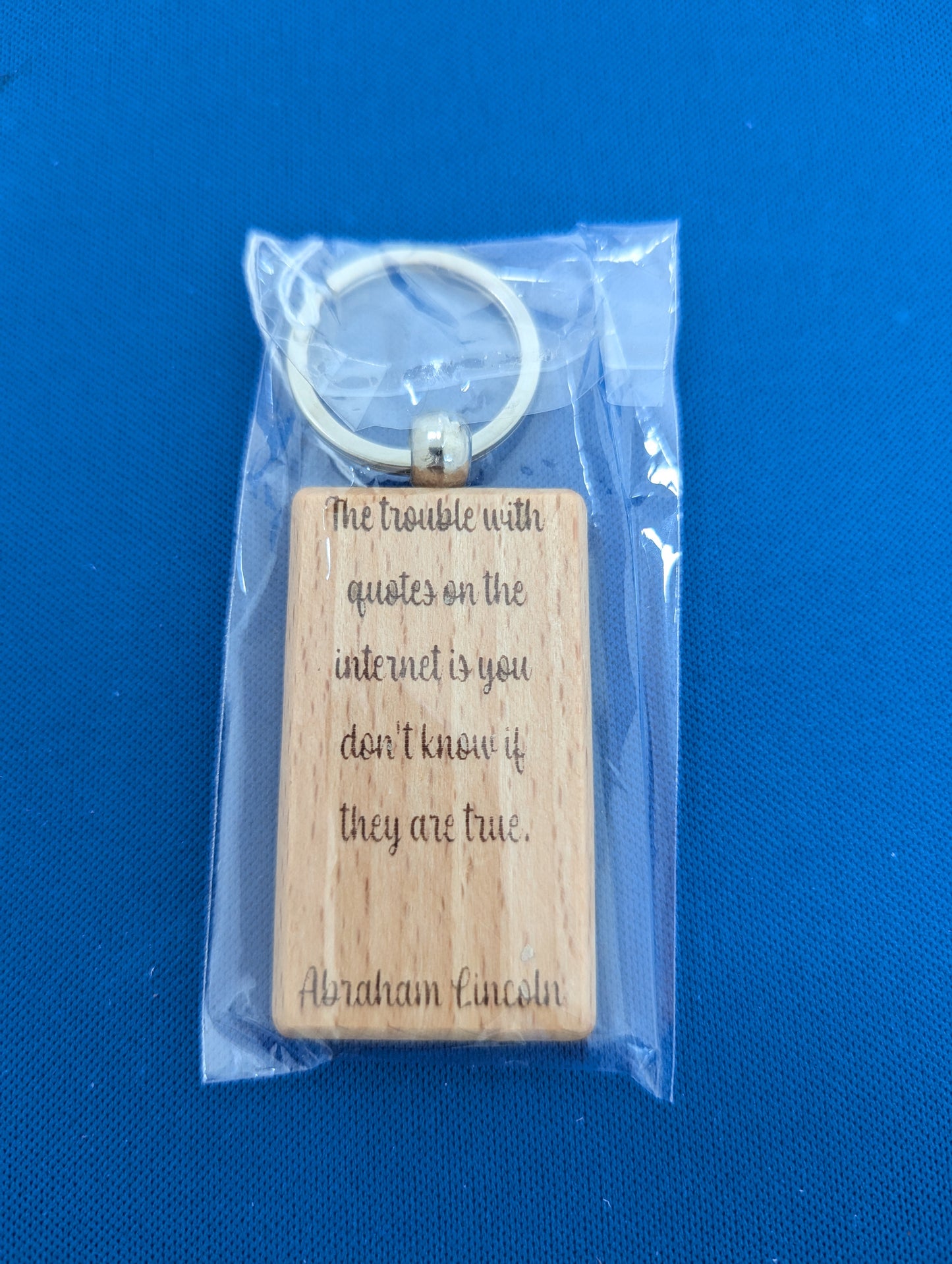 Wooden Custom Engraved Keyring