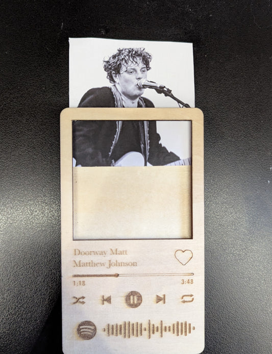 Custom Spotify Code Music Plaque – Personalised Wooden or Acrylic Song Display