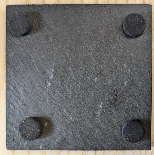 Triumph Stag slate coaster personalised reg
