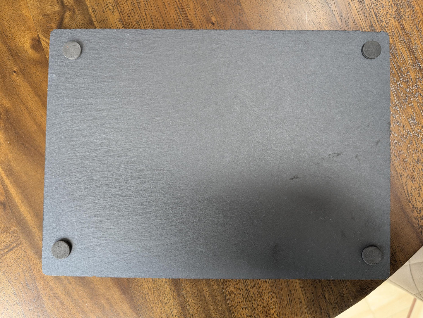 Custom Pet Memorial Slate Placemat – Engraved with Photo, Name & Poem