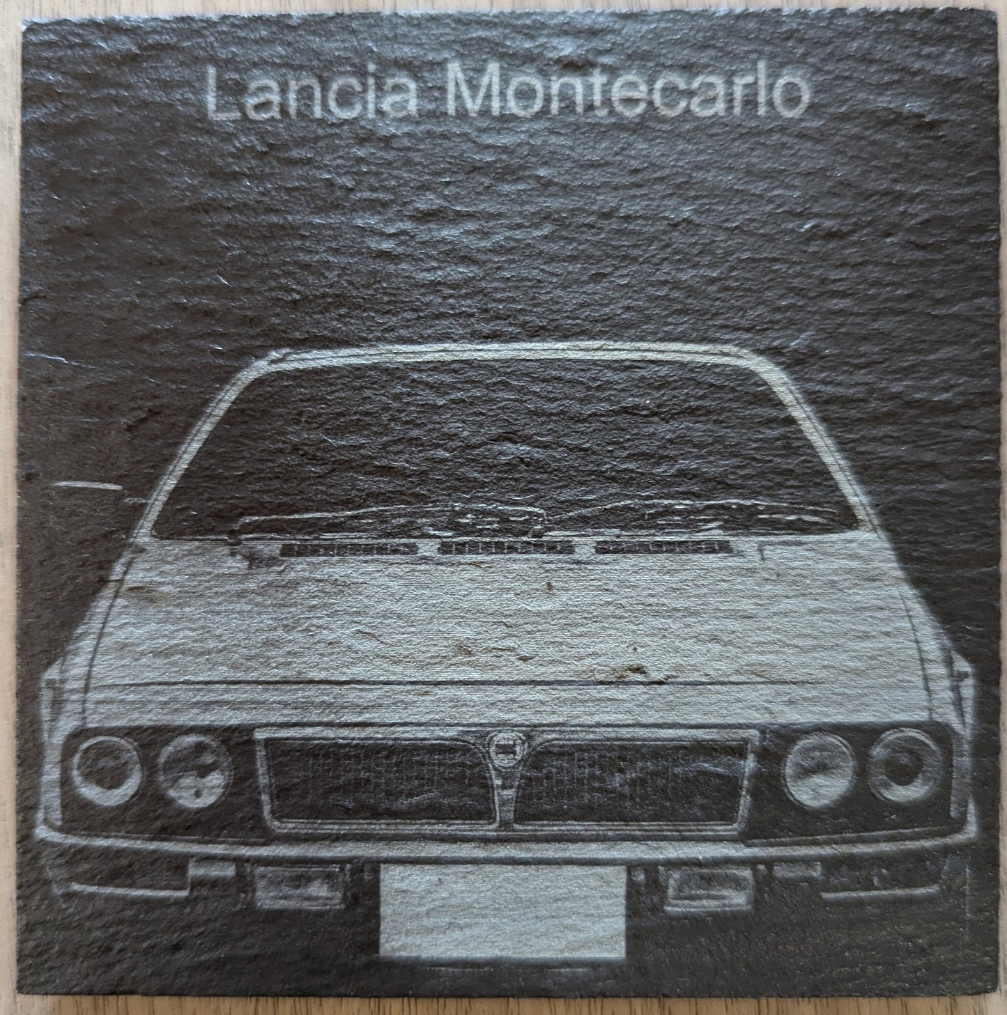 Set of 3 classic car slate coasters ( Grand Tour collection )