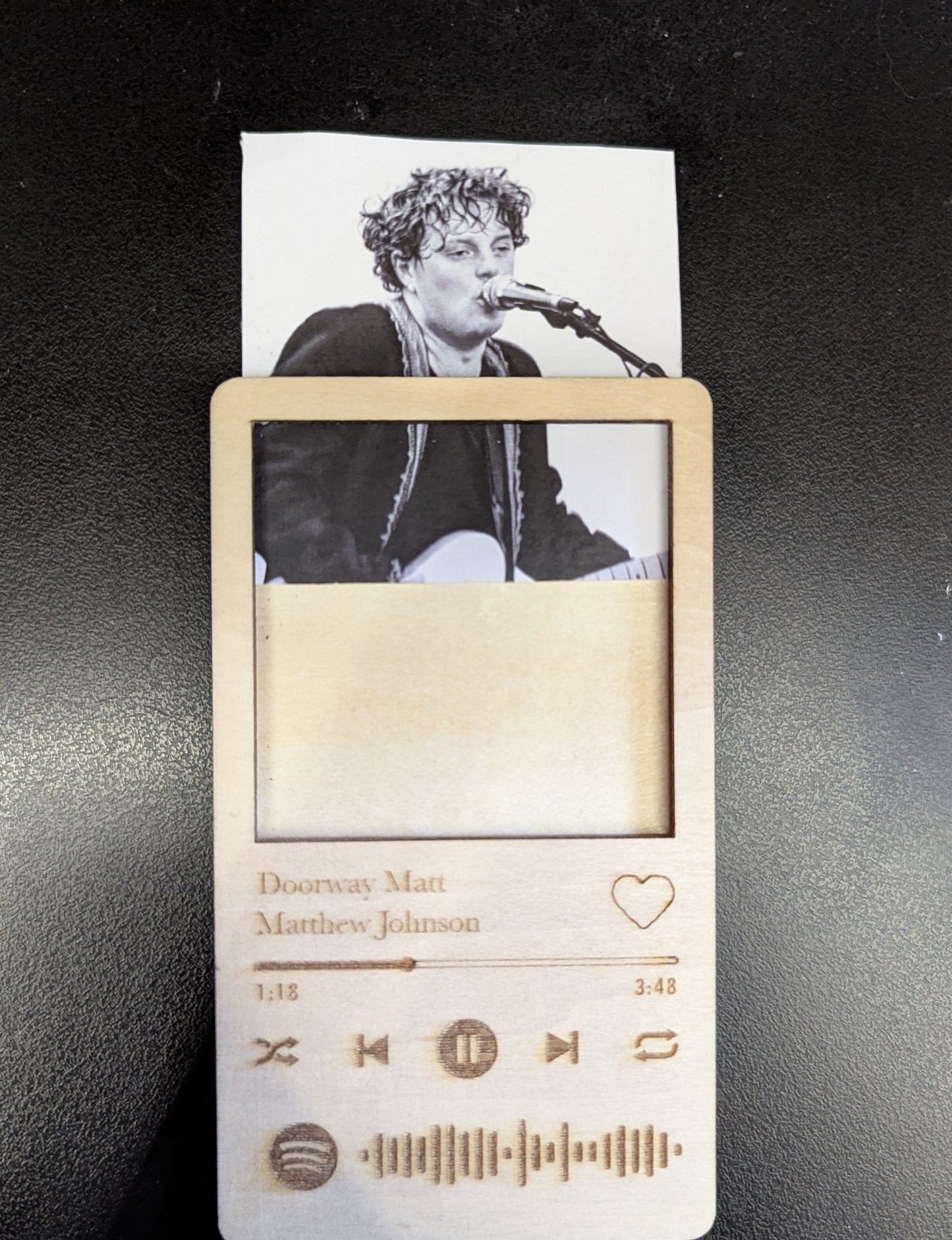 Custom Spotify Code Music Plaque – Personalised Wooden or Acrylic Song Display