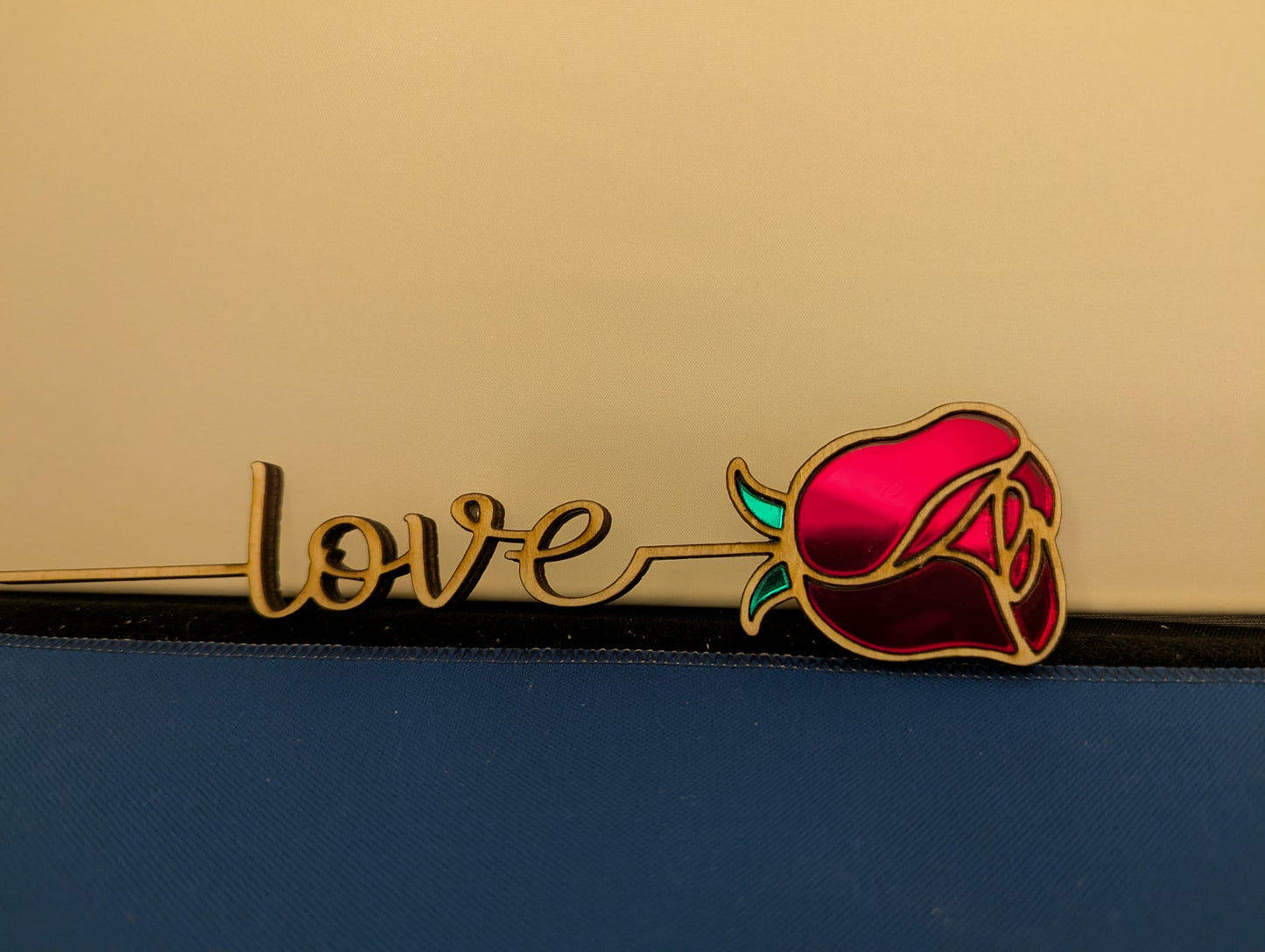 🌹 Personalised Laser-Cut Valentine’s Rose