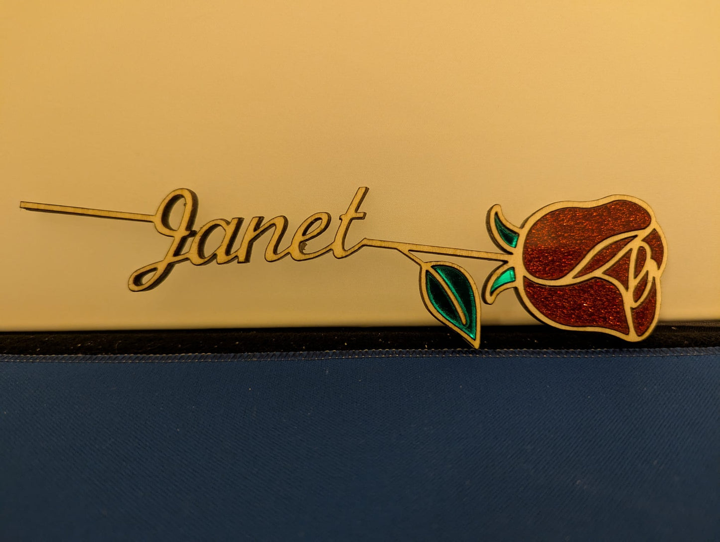 🌹 Personalised Laser-Cut Valentine’s Rose