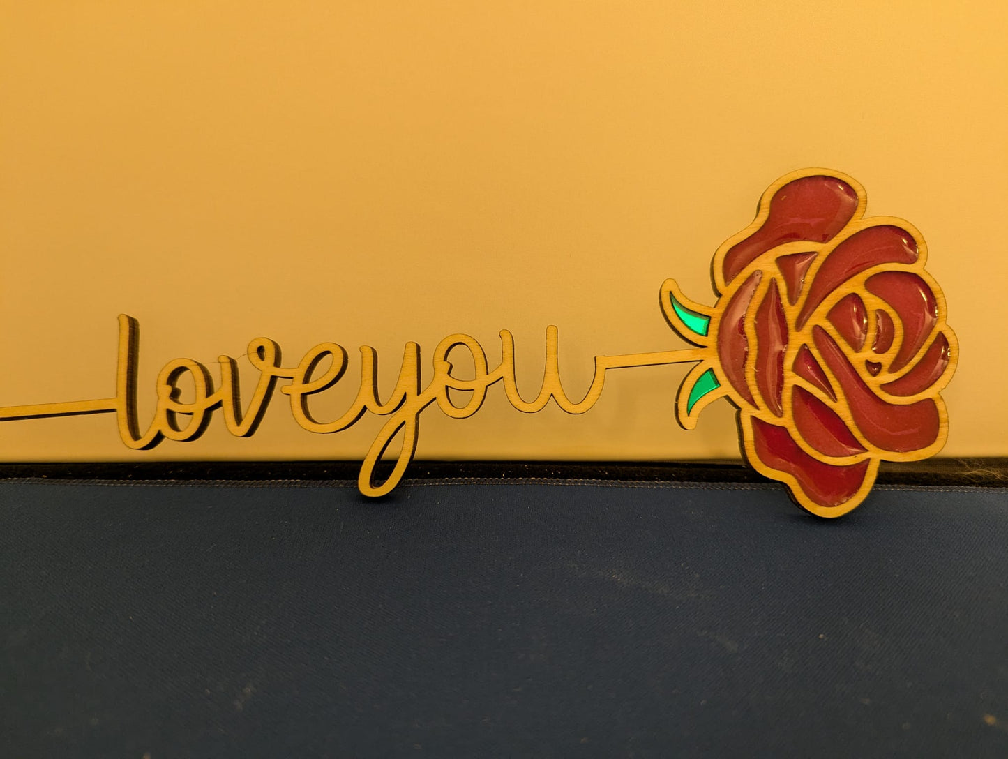 🌹 Personalised Laser-Cut Valentine’s Rose